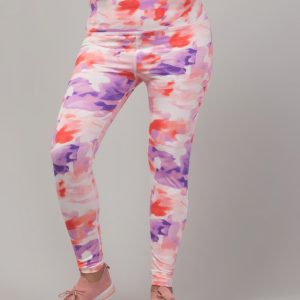 Latest Stylish High Quality Printed Sports Leggings/Printed Gym Tights/Printed Yoga Pant For Women's & Girls - Size S