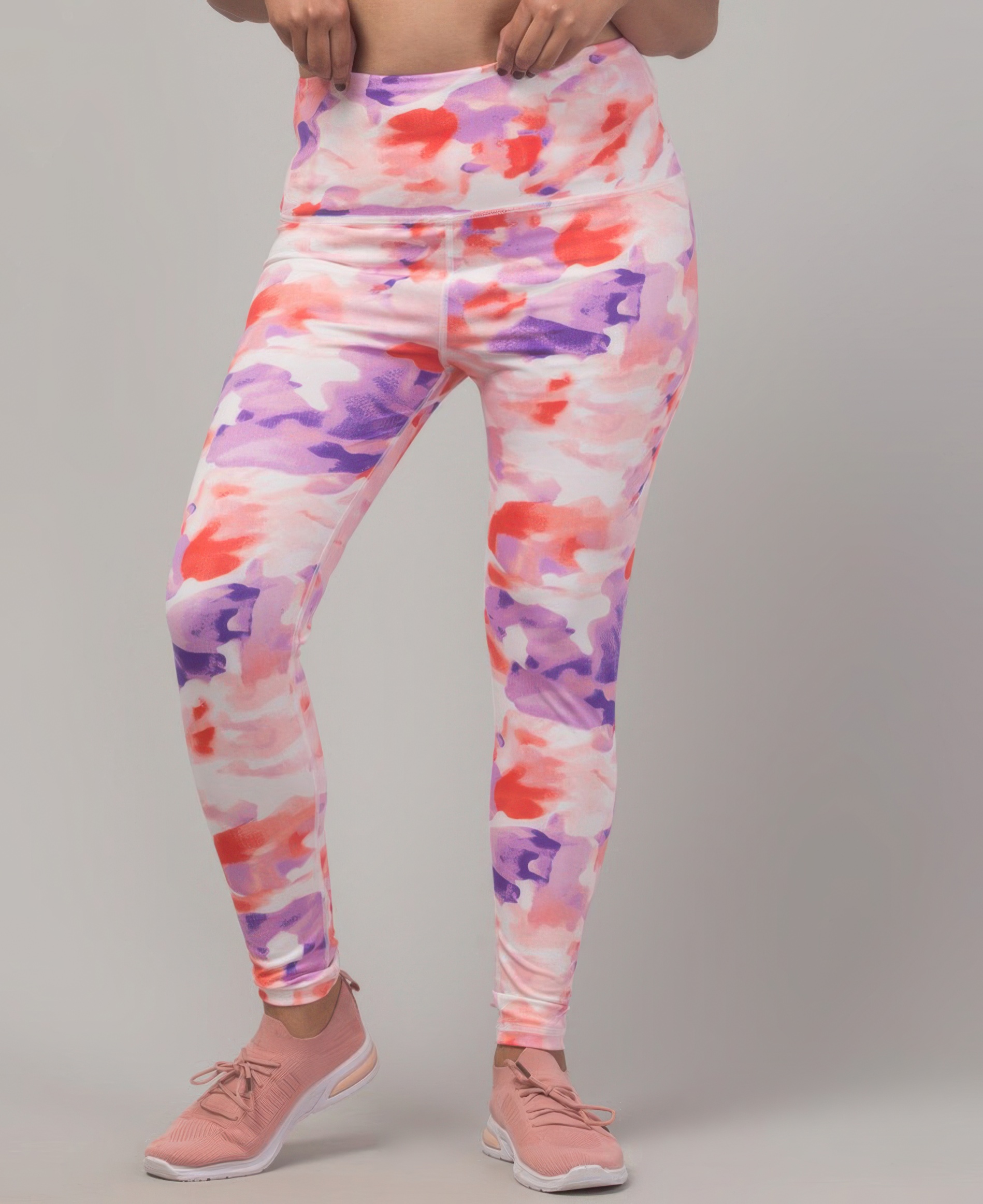Latest Stylish High Quality Printed Sports Leggings/Printed Gym Tights/Printed Yoga Pant For Women's & Girls - Size S