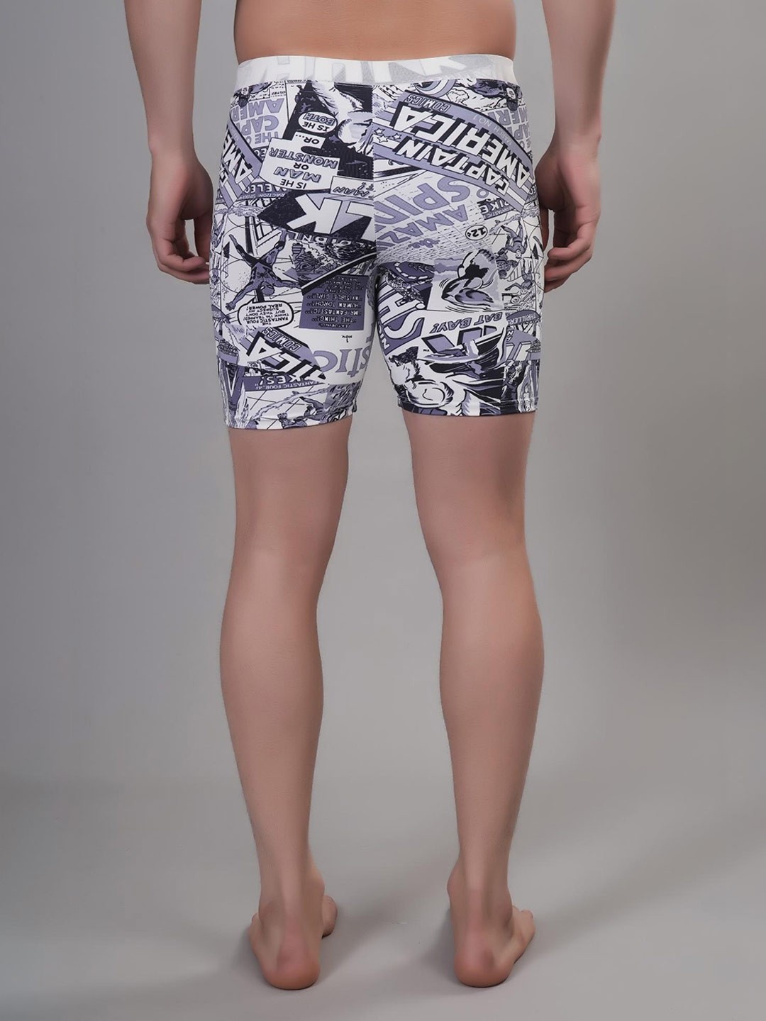 Latest Solid High Quality Men Sports Printed Trunk/Printed Swiming Trunk/Printed Yoga/Gym Shorts/Cycling Shorts For Men's & Boys-Size S - Image 5