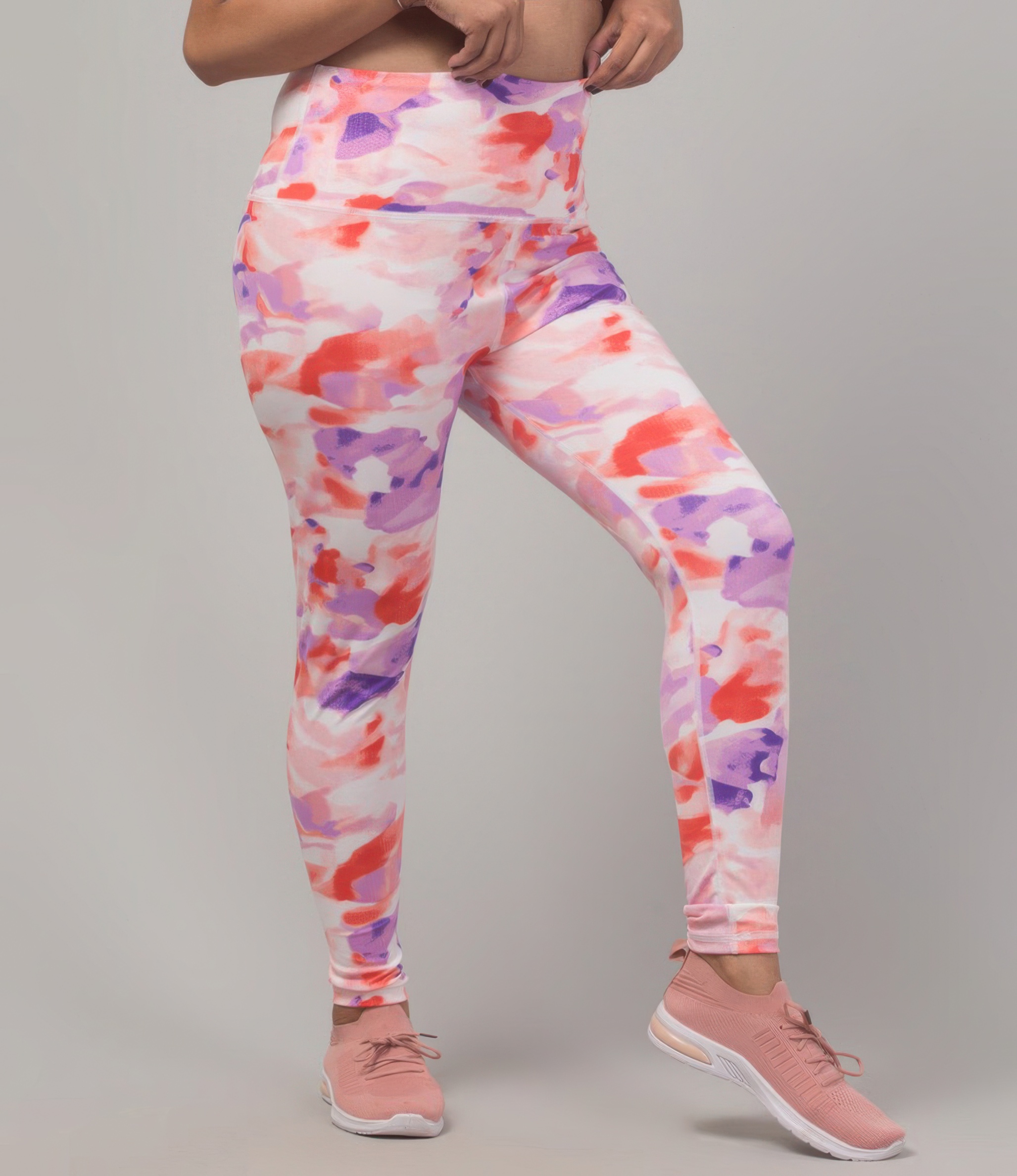 Latest Stylish High Quality Printed Sports Leggings/Printed Gym Tights/Printed Yoga Pant For Women's & Girls - Size S - Image 3