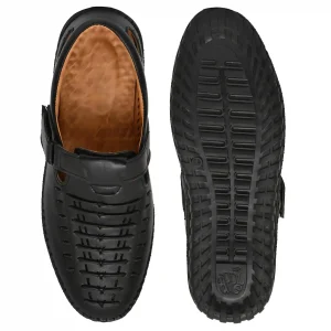 Latest Fabulous Men Sandals|Roman Sandals/Outdoor Sandal For Men's & Boys-101-Sandal-BLK- Size 10