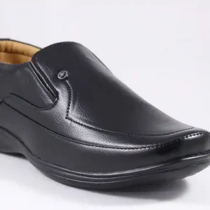 Latest Trendy Men Formal Shoes|Black Moccasin Shoes|Office Shoes For Men's & Boys-MOCCASIN04-BLK- Size 10
