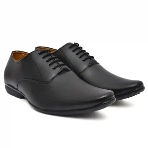 Latest Trendy Men Formal Shoes |Black Derby Shoes |Office Shoes For Men's & Boys - Black- Size 8