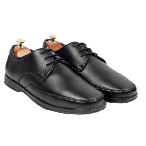 Latest Trendy Men Formal Shoes |Black Derby Shoes| Office Shoes For Men's & Boys - Black- Size 10