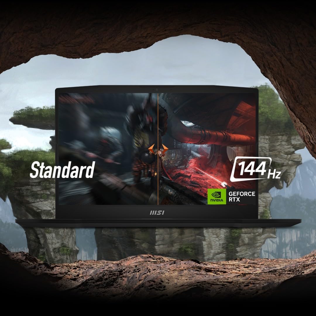 MSI Katana 15, Intel 13th Gen. i7-13620H, 40CM FHD 144Hz Gaming Laptop (16GB/1TB NVMe SSD/Windows 11 Home/NVIDIA GeForce RTX 4050, GDDR6 6GB/Black/2.5Kg) B13VEK-2432IN - Image 5