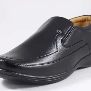 Latest Trendy Men Formal Shoes|Black Moccasin Shoes|Office Shoes For Men's & Boys-MOCCASIN04-BLK- Size 6
