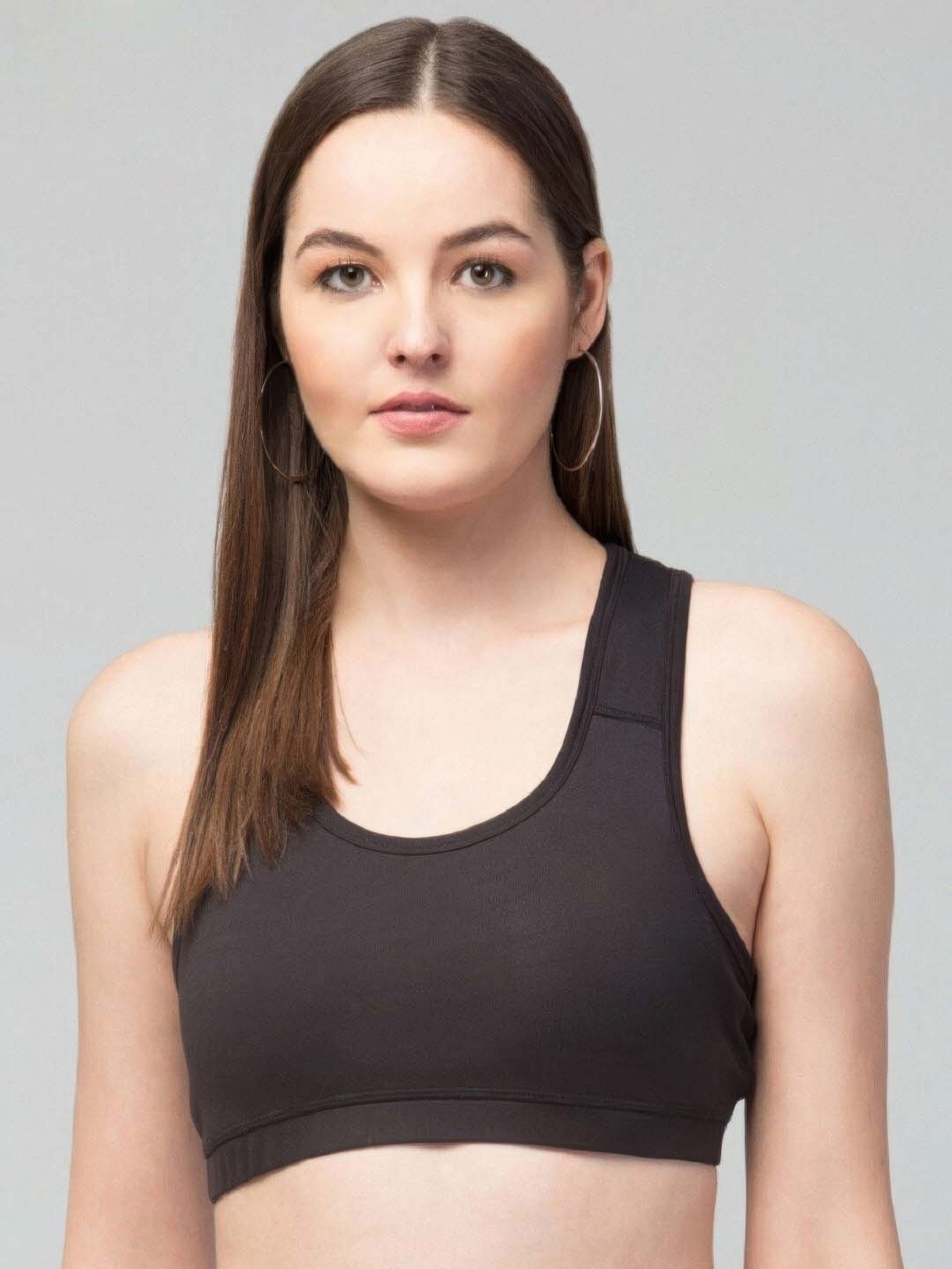Latest Fancy High GSM Sports Bra/comfort Gym Bra/Solid Yoga Bra For Women's & Girls- Size S - Image 3