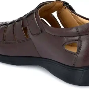 Latest Fabulous Men Sandals|Roman Sandals/Outdoor Sandal For Men's & Boys-103-Sandal-BRN- Size 10