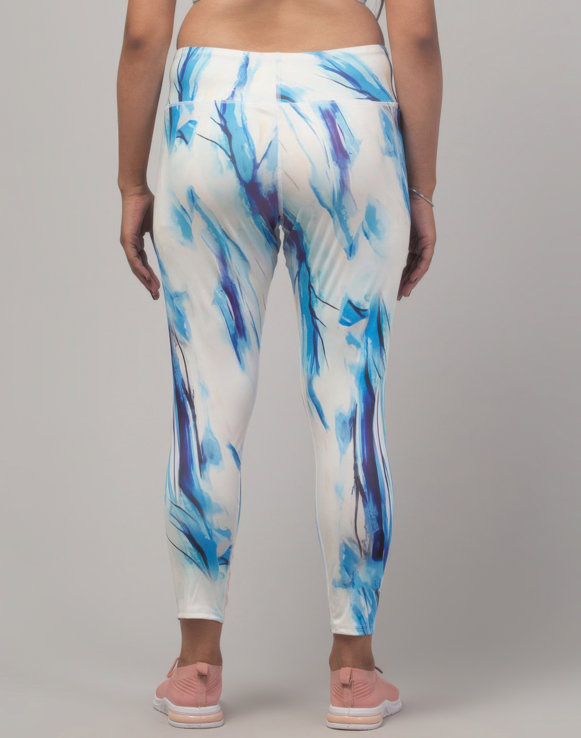 Latest Stylish High Quality Printed Sports Leggings/Printed Gym Tights/Printed Yoga Pant For Women's & Girls - Size S - Image 2