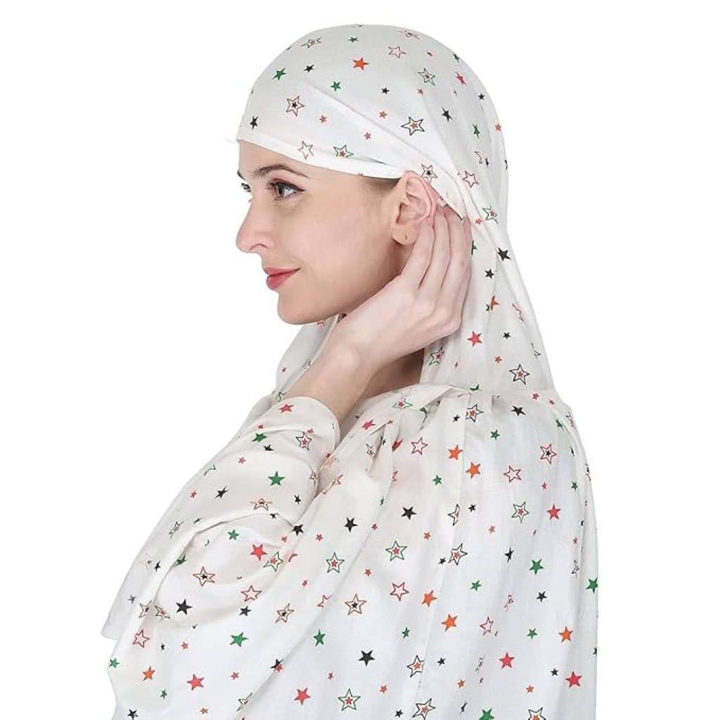 Cotton Long Scarf Cum Mask | Universal Size | Sunlight UV Protection | Breathable Face Cover for Women & Girls | Multi Printed Designs - Image 4