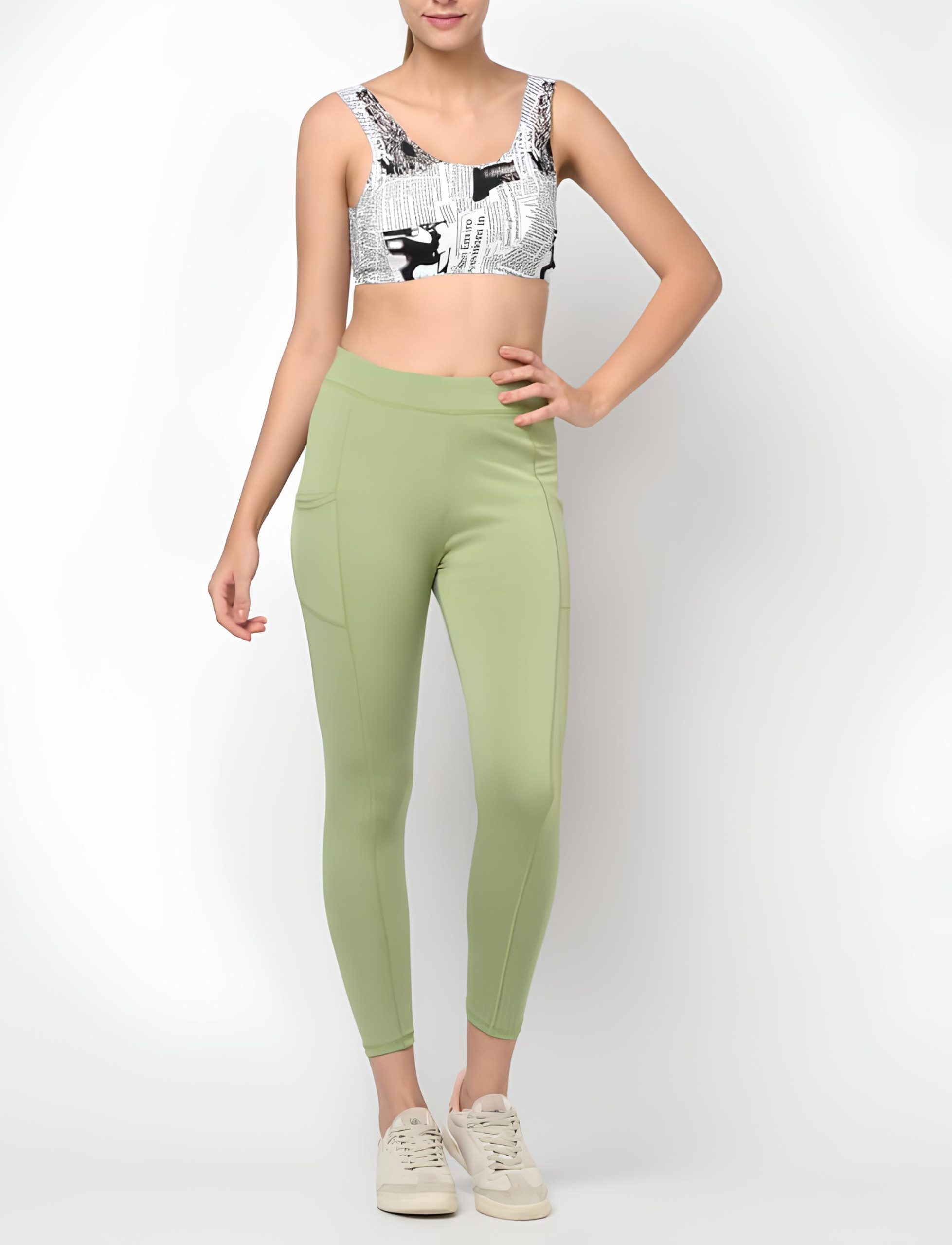 Latest Stylish High GSM Women Active Wear/Gym-Yoga Pant/Sport Leggings For Women's & Girls - Size S - Image 4