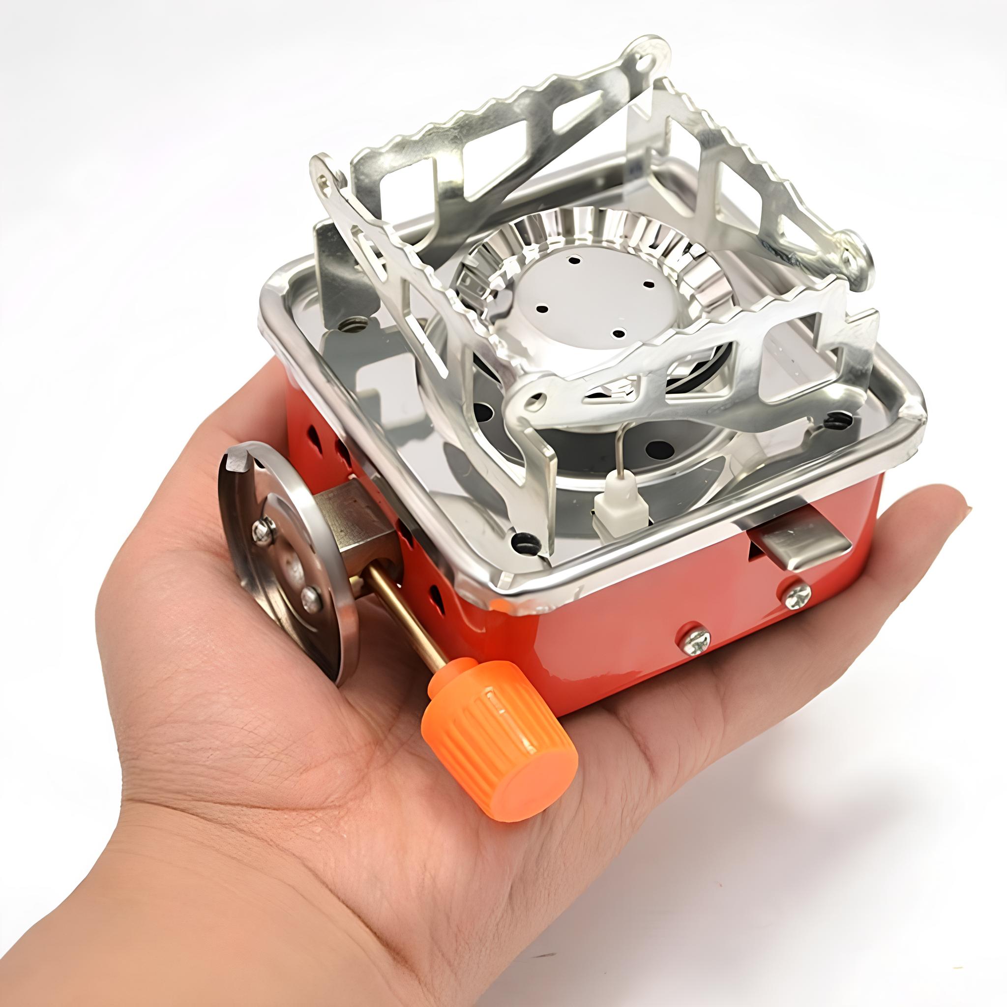 Portable Picnic & Camping Aluminum Gas Stove – Ultra Light Folding Furnace Outdoor Cooking Gas Burners - Image 4