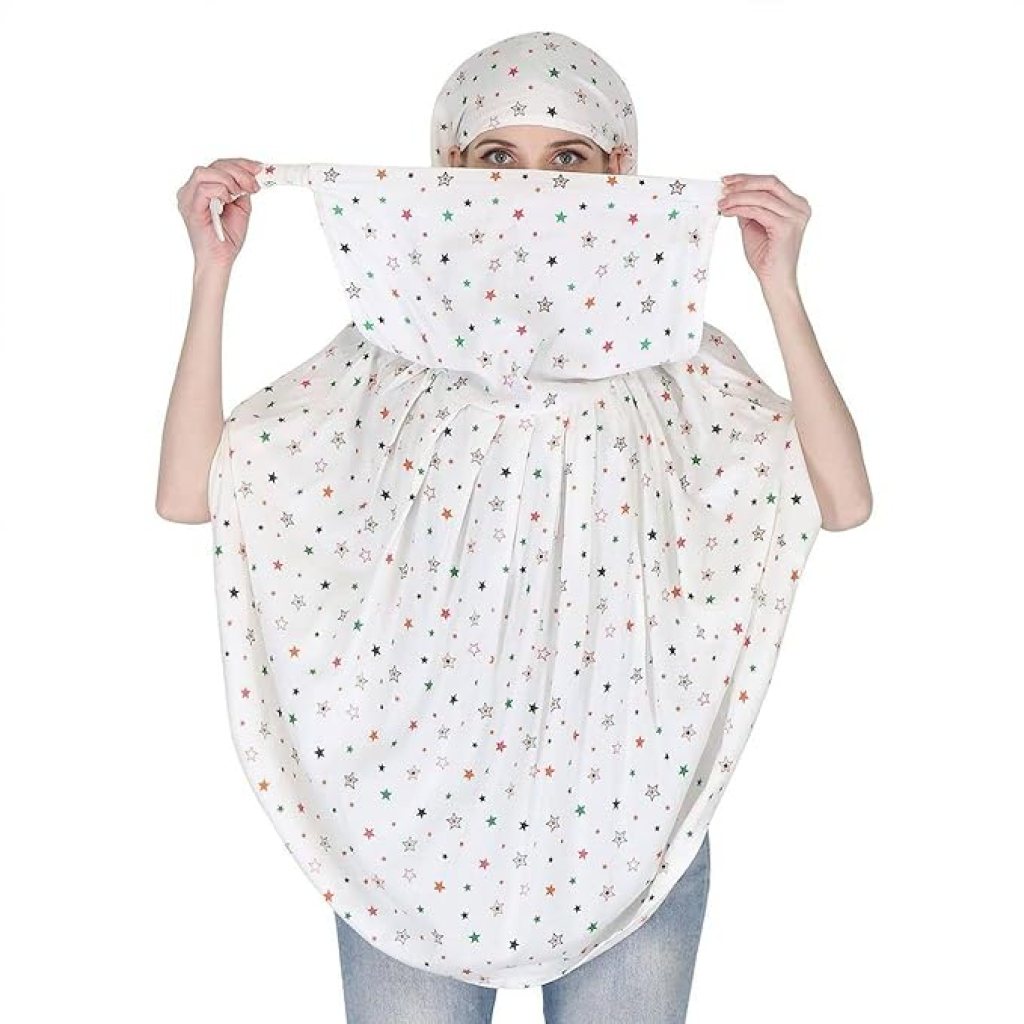 Cotton Long Scarf Cum Mask | Universal Size | Sunlight UV Protection | Breathable Face Cover for Women & Girls | Multi Printed Designs - Image 5