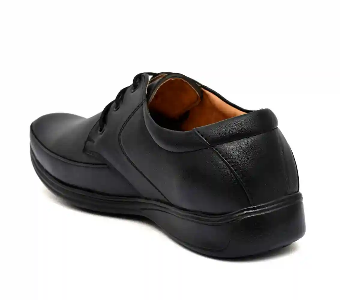 Latest Fashionable Men Formal Shoes|Black Derby Shoes|Office Shoes For Men's & Boys - Black- Size 6 - Image 2