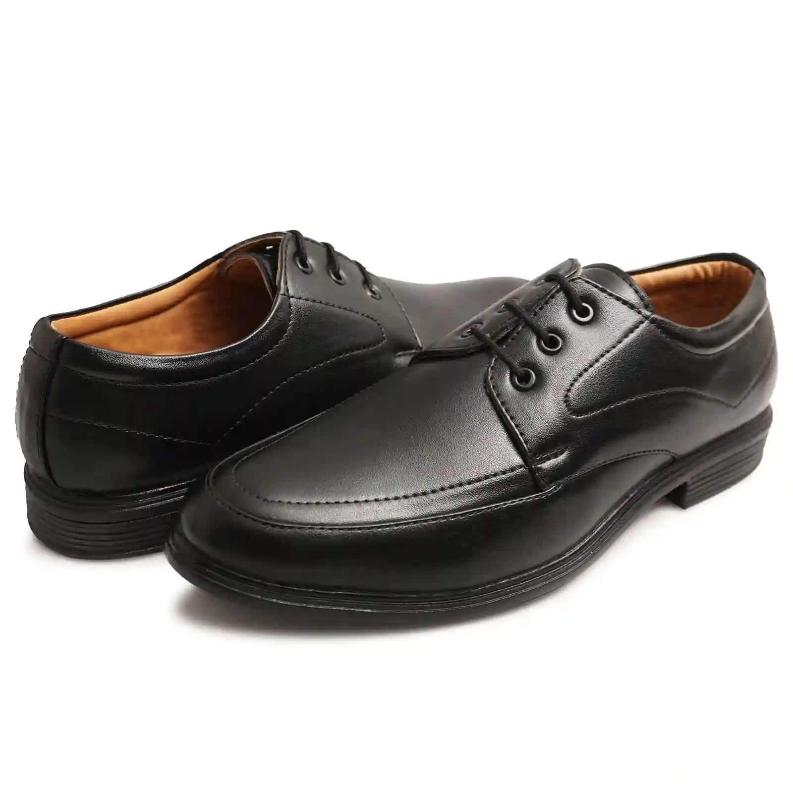 Latest Stylish Men Formal Shoes|Black Derby Shoes|Office Shoes For Men's & Boys - Black- Size 10 - Image 2